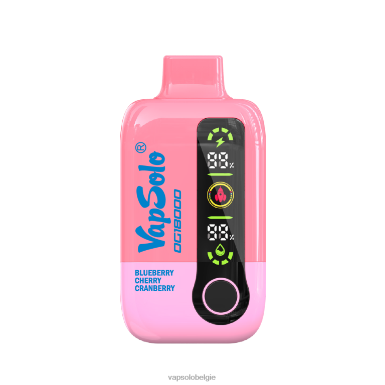 VapSolo DG18000 wegwerp damp | Vapsolo België 0B20N49 bosbes kers cranberry