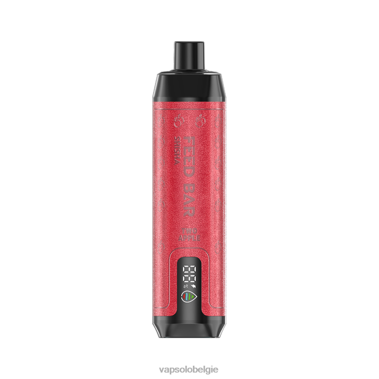 VapSolo SHISHA wegwerp damp | Vapsolo Vapes 0B20N12 twee appel