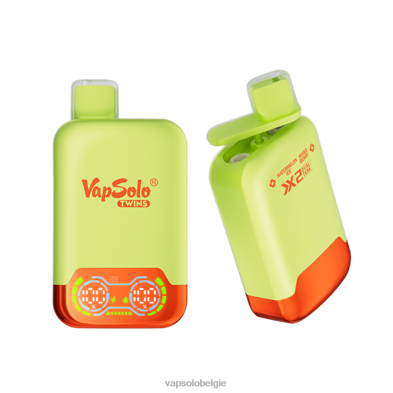 VapSolo TWINS wegwerp damp | Vapsolo Wholesale 0B20N34 watermeloenijs en gemengde bessen
